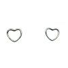 Dámské náušnice srdce ocel