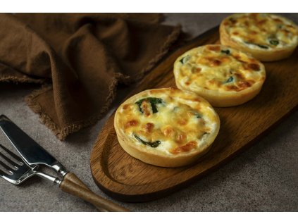 Tart s lososem a krevetami 150 g