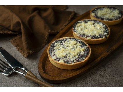 Tart s tvarohem a borůvkami 150 g