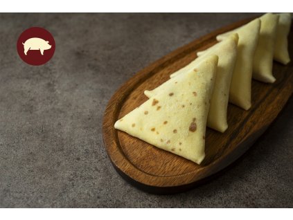 Benderiki palačinkové kapsy s vepřovým masem