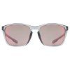 uvex slnečené okuliare LGL 52 smoke/mirror red s3