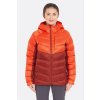 womens glaceon pro jacket redgrapefruit tuscanred qde 69 rgt model crop front