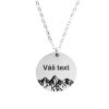 Personalizovaný náhrdelník s motivem hor 2