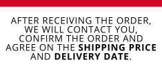 We will contact you