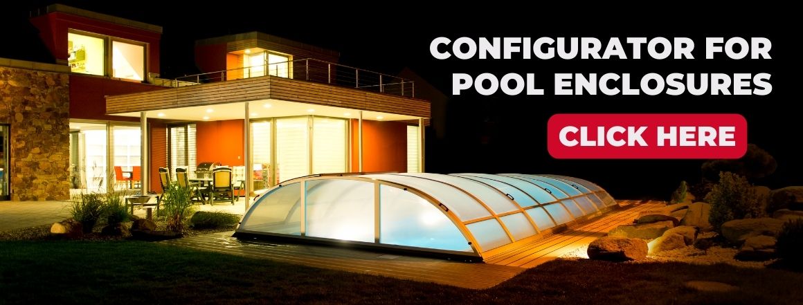 Configurator for pool enclosures