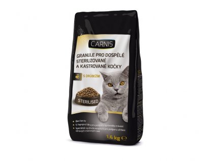 2598 carnis granules for castrated cats 1 6 kg