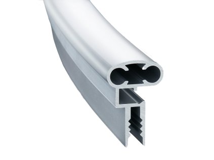 Aluminium top wall rail