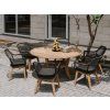 COLOSSEUM - Zahradní stůl Ø 155 cm, teak