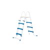 ELITE - WICKER FRAME POOL - 4.57 x 1.22m, Wicker (double rattan) design with windows, with filter pump 12V - 3.8 m3,folding safety steps,deluxe maint. Kit, cover and ground cloth