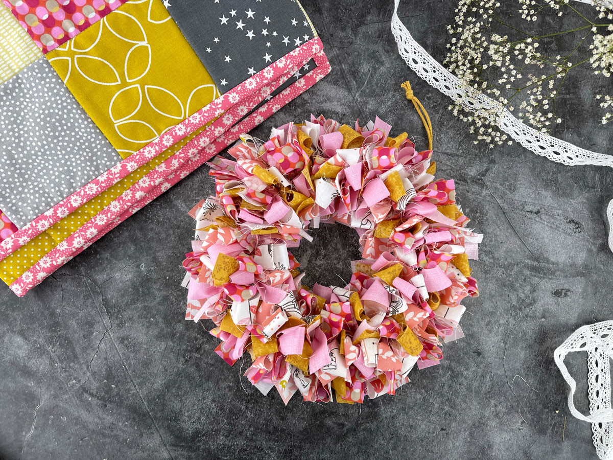 Látkový věnec - malý