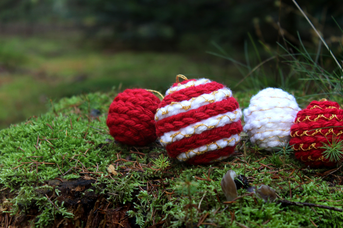 Háčkované kouličky - VIDEOnávod - 6 variant zdobení