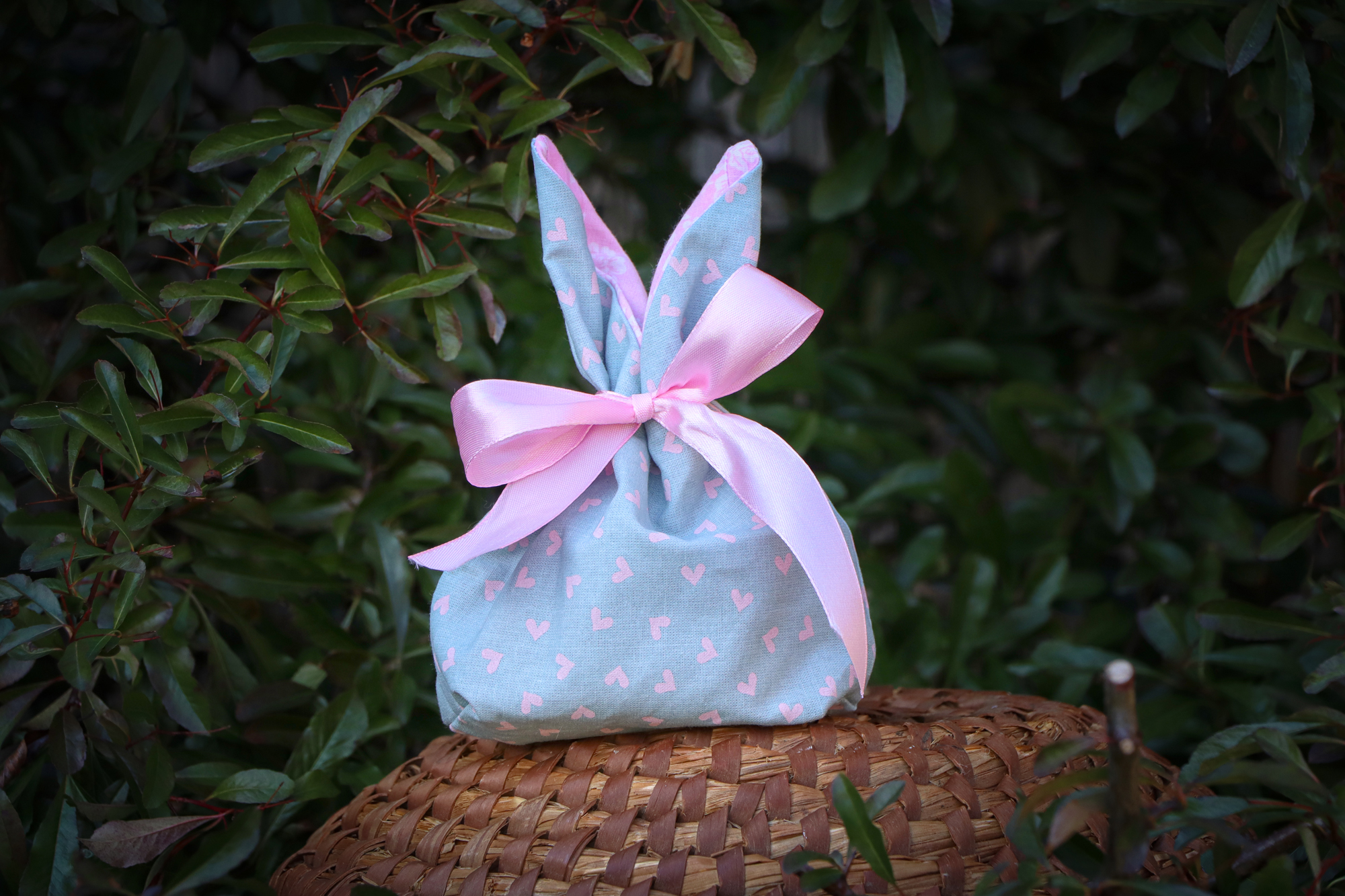 Velikonoční sáček Zajíček – návod na šití