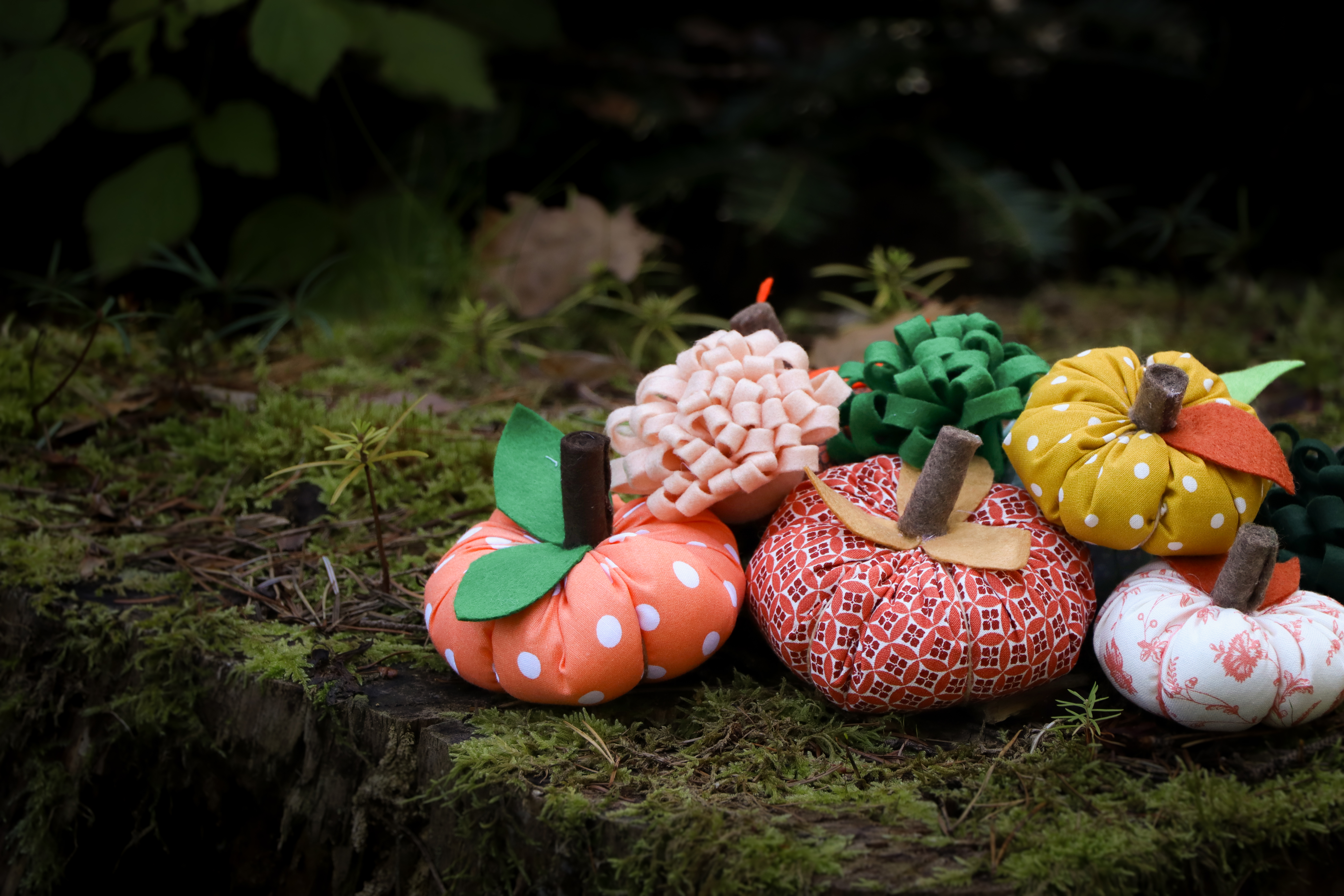 Dýně - podzimní dekorace - návod k sadě