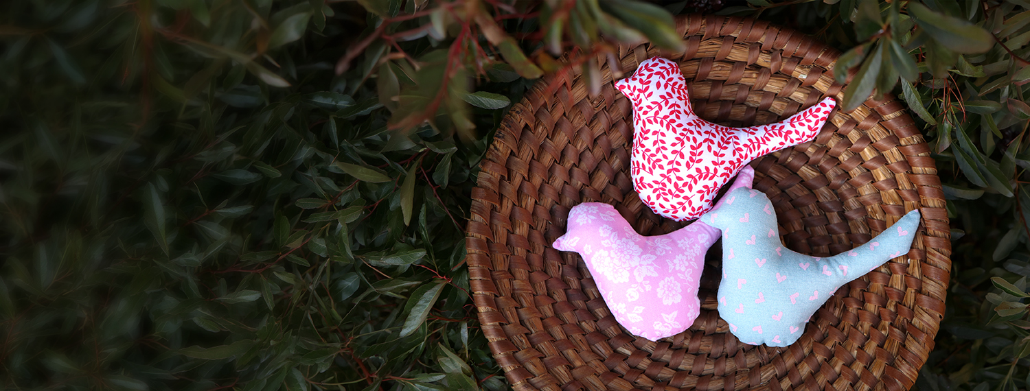 Ušijte si látkového ptáčka