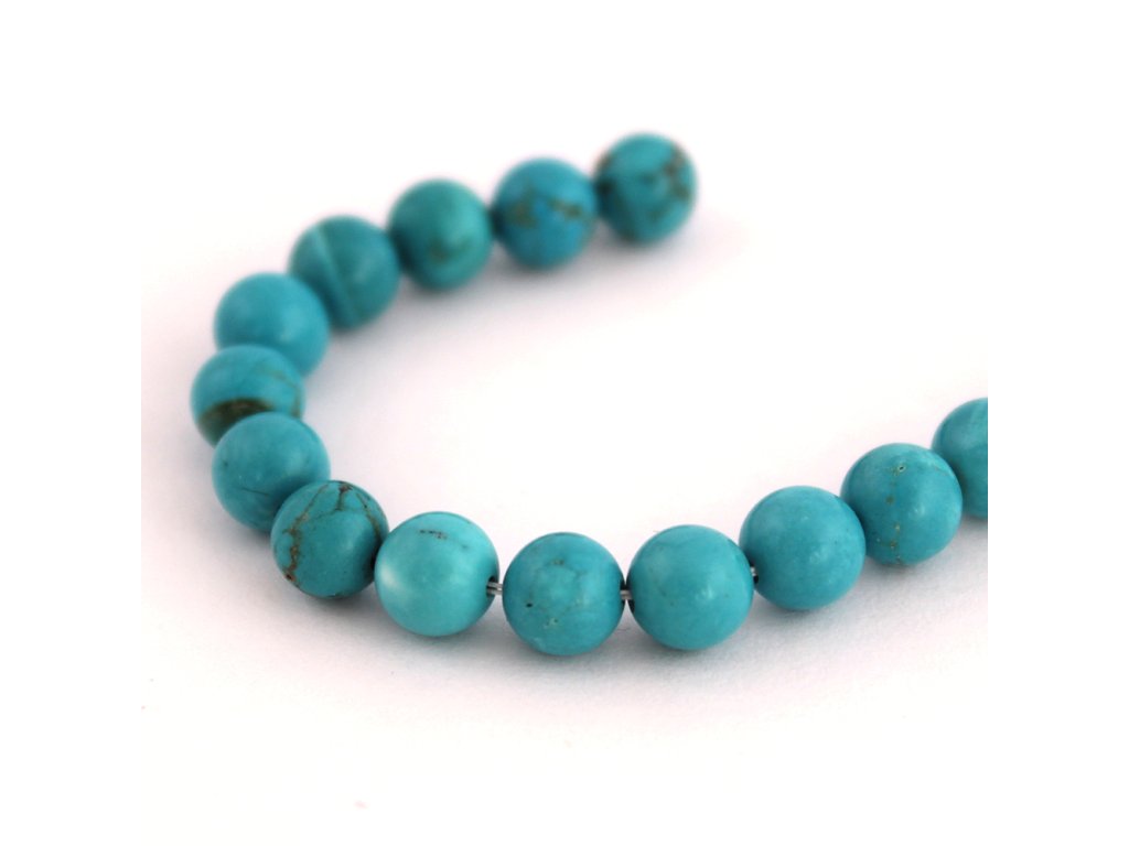 Howlit - 6mm/10ks, tyrkysový