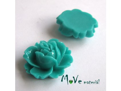 Kabošon lesklý C2 - resin - 2ks, tm. brčálový