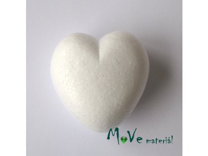 Srdce polystyren 5,5x6x3,5cm