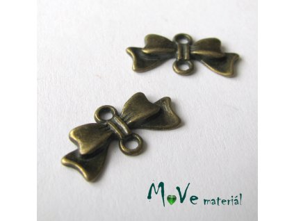 Mezikus mašlička 20x10mm, 2ks, staromosaz