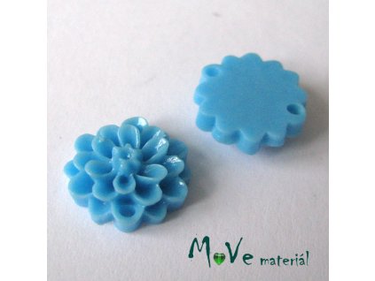 Kabošon resin D1 (mezikus) 2ks, modrý