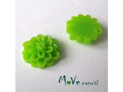 Kabošon resin D1 (mezikus) 2ks, sv. zelený