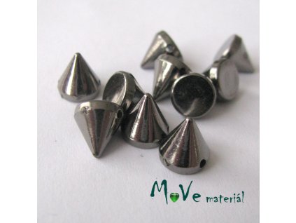 Trn našívací 7x8mm, 10ks, antracit