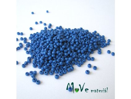 Český rokajl 8/0, 20 g, modrý