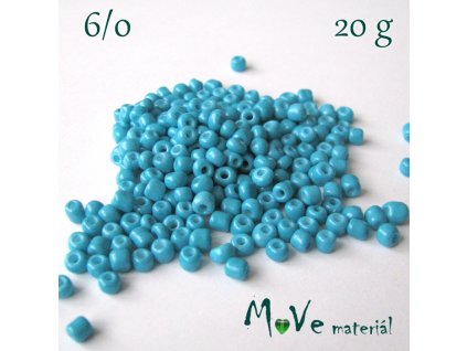 Rokajl 6/0, 20 g, tyrkysový