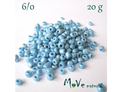 Rokajl 6/0, 20 g, světle modrý