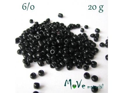 Rokajl 6/0, 20 g, černý