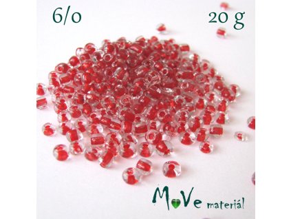 Rokajl s průhmatem 6/0, 20 g, jahodový