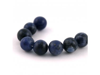 Sodalit - 8mm/4ks, modrý