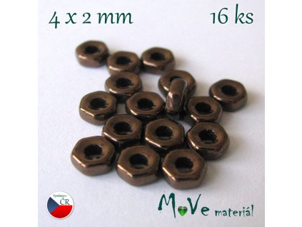 HEXA 4x2mm/16ks, měděné