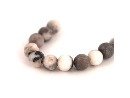 Jaspis - 6mm/6ks, zebra