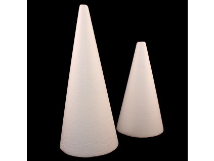 Kužel polystyren - různé velikosti