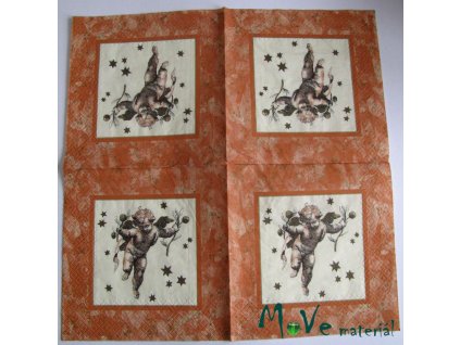 Ubrousek na decoupage 33 x 33cm 1ks
