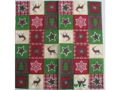 Ubrousek na decoupage 33 x 33cm 1ks
