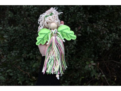 Sada na výrobu lesních víl - s křídly z plsti - středně velké