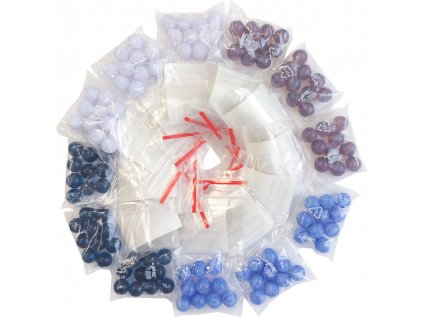 Sada skleněné korálky 8mm - "05"