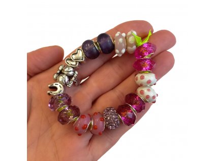 Balíček - korálky s širokým průvlekem - "10"