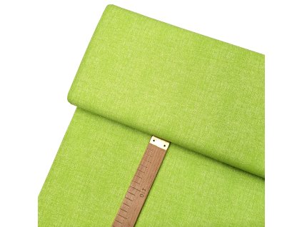 Bavlněné plátno - Lněná půda - jarní zelená- šíře 150cm/1bm