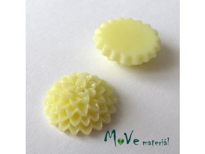 Kabošon B6 astra - resin - 2ks, vanilkový