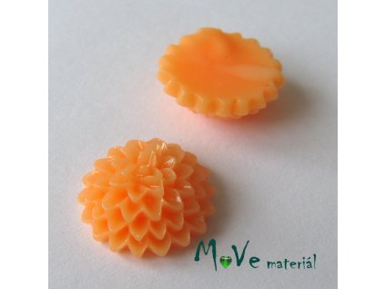 Kabošon B6 astra - resin - 2ks, tmavý losos