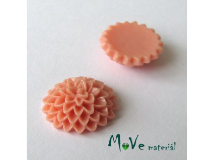 Kabošon B6 astra - resin - 2ks, starorůžový