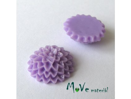 Kabošon B6 astra - resin - 2ks, fialový