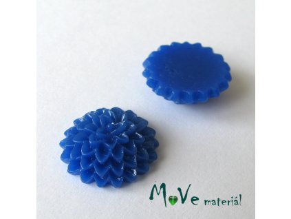 Kabošon B6 astra - resin - 2ks, tmavě modrý