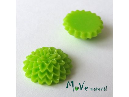 Kabošon B6 astra - resin - 2ks, světle zelený