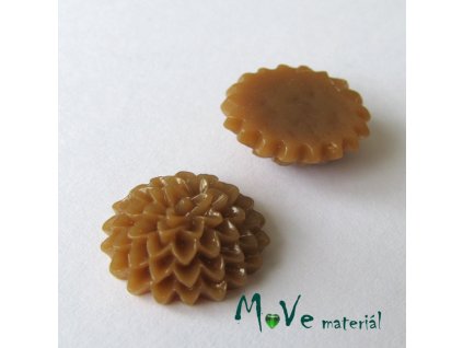 Kabošon B6 astra - resin - 2ks, hnědý