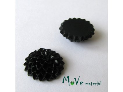 Kabošon B6 astra - resin - 2ks, černý