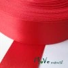 Stuha atlasová jednolící 25mm, 1m, červená