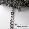 Řetízek kovový šíře 5x3mm, délka 1m, antracit